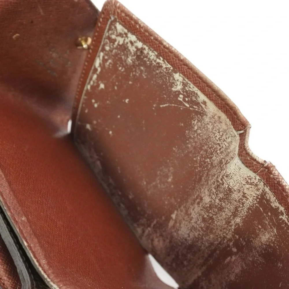 Authentic Louis Vuitton LV Classic Monogram Flowers Canvas Envelop Sarah Wallet - Picture 8 of 12